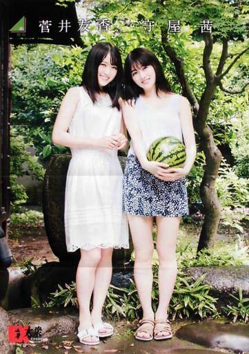 菅井友香、守屋茜　直筆サイン入りオリジナルデザインB2ポスター 菅井友香、守屋茜 直筆サイン入りオリジナルデザインB2ポスター